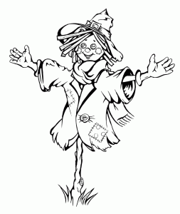 Coloring Pages Of Scarecrows For Preschooers Coloring Home