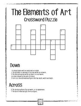 Elements Of Art Line Worksheet Answers