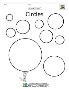 25+ Creative Picture of Circle Coloring Page