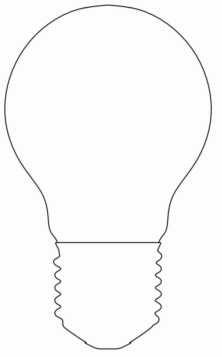 Christmas Light Bulb Coloring Page