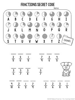 Third Grade Secret Code Worksheets Pdf