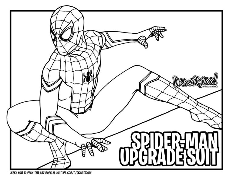 Spiderman No Way Home Coloring Pages