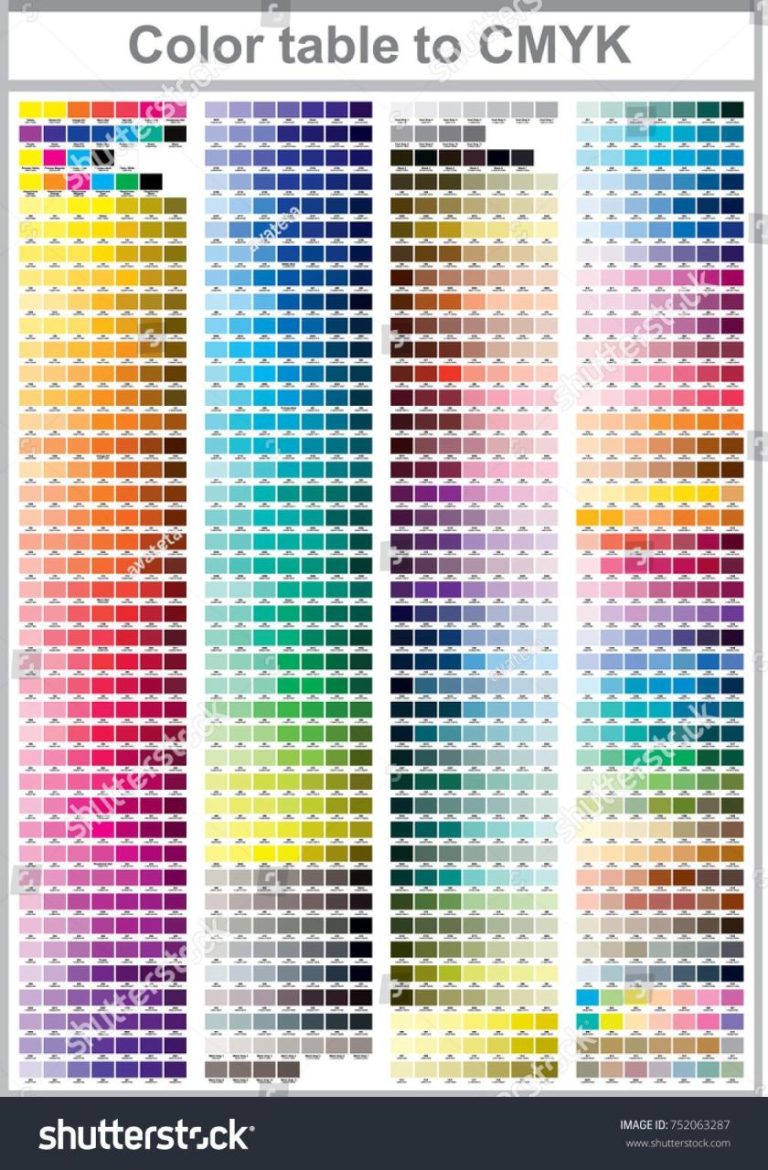 Color Test Print Page