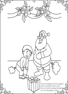 Christmas Coloring Pages Funny Dejanato