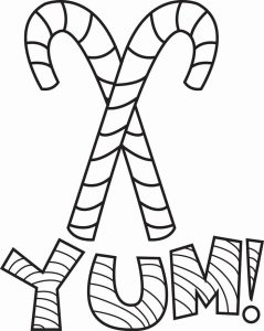 Candy Cane Coloring Page Unique Free Printable Candy Canes Coloring