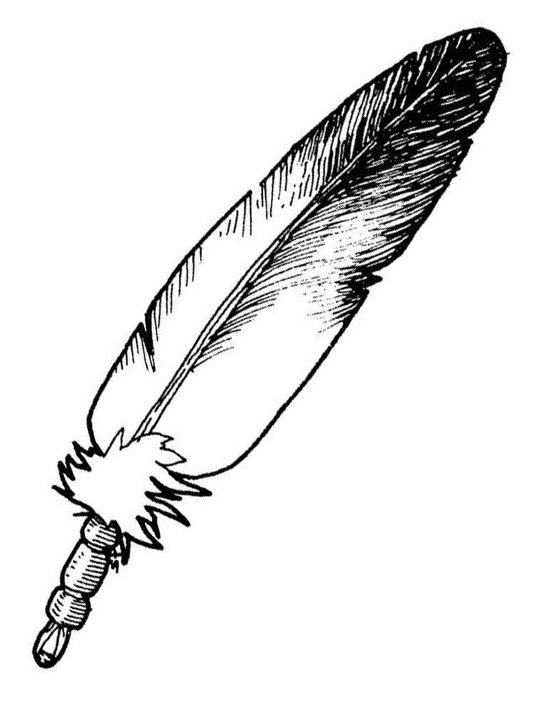 Coloring Pages Feathers