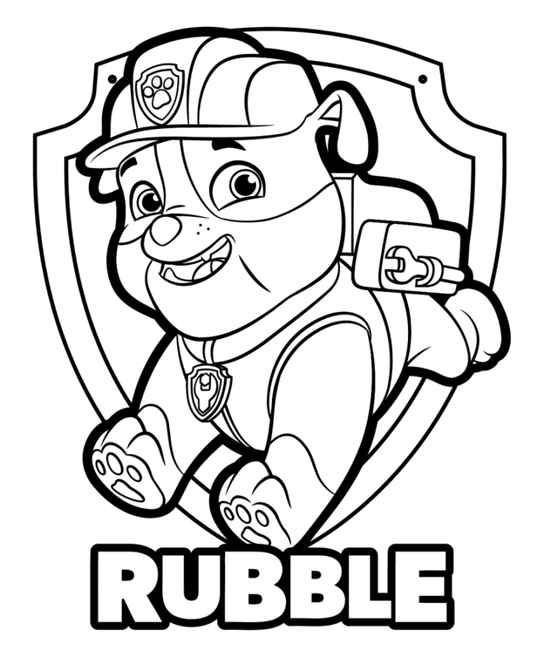 Paw Patrol Movie Coloring Pages