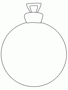 Free Christmas Ornament Coloring Pages Coloring Home