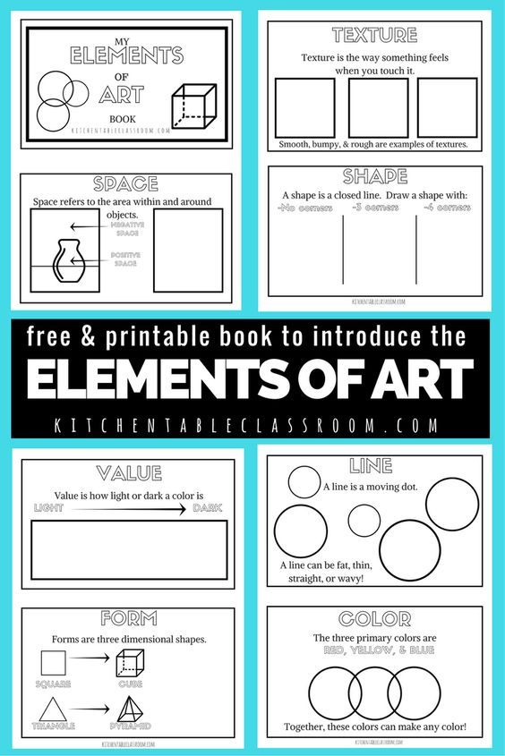 Elements Of Art Line Worksheet Free