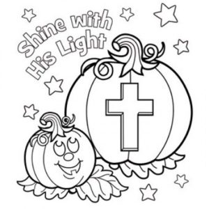 Free Christian Halloween Coloring Pages Sunday school crafts