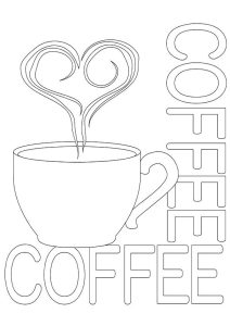 10 Coffee Coloring Pages For Your Little Coffee Lover Coloring pages