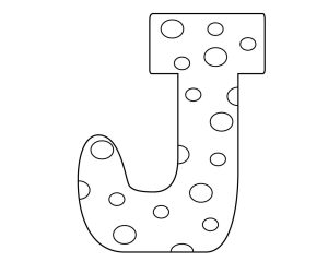 Letter J Coloring Pages for Preschool Coloring pages, Letter j, Lettering