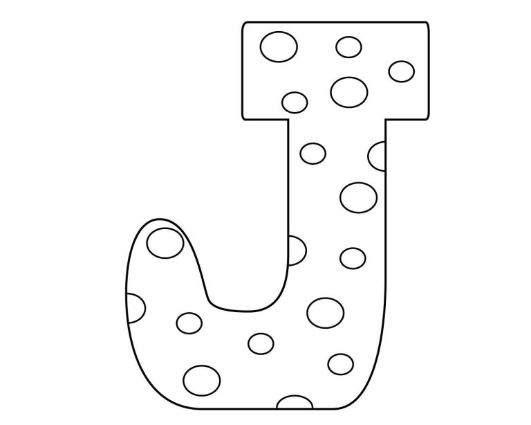 The Letter J Coloring Pages