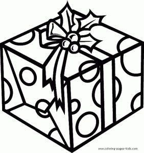Gifts Coloring Pages Coloring Home