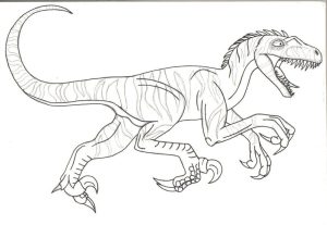 Jurassic World Velociraptor Coloring Pages. Raptor Coloring Pages Coloring Home