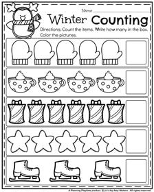 Winter Theme Worksheets For Preschoolers