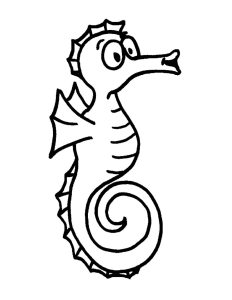 Seahorse Coloring Page ClipArt Best