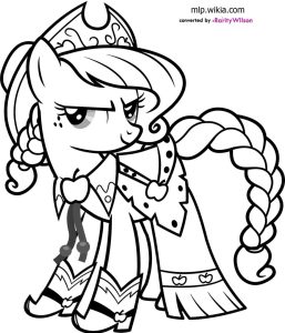 My Little Pony Coloring Pages Team colors