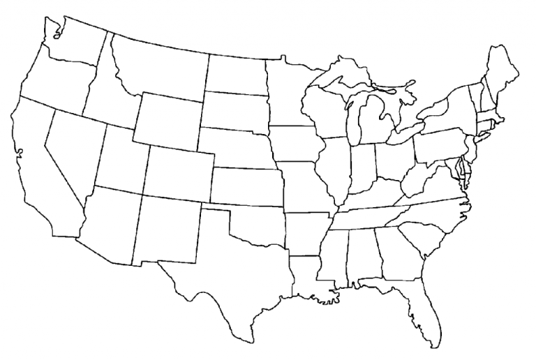 Coloring Page United States