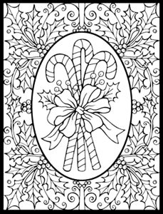 Adult Coloring pages Seasonal Winter/Christmas