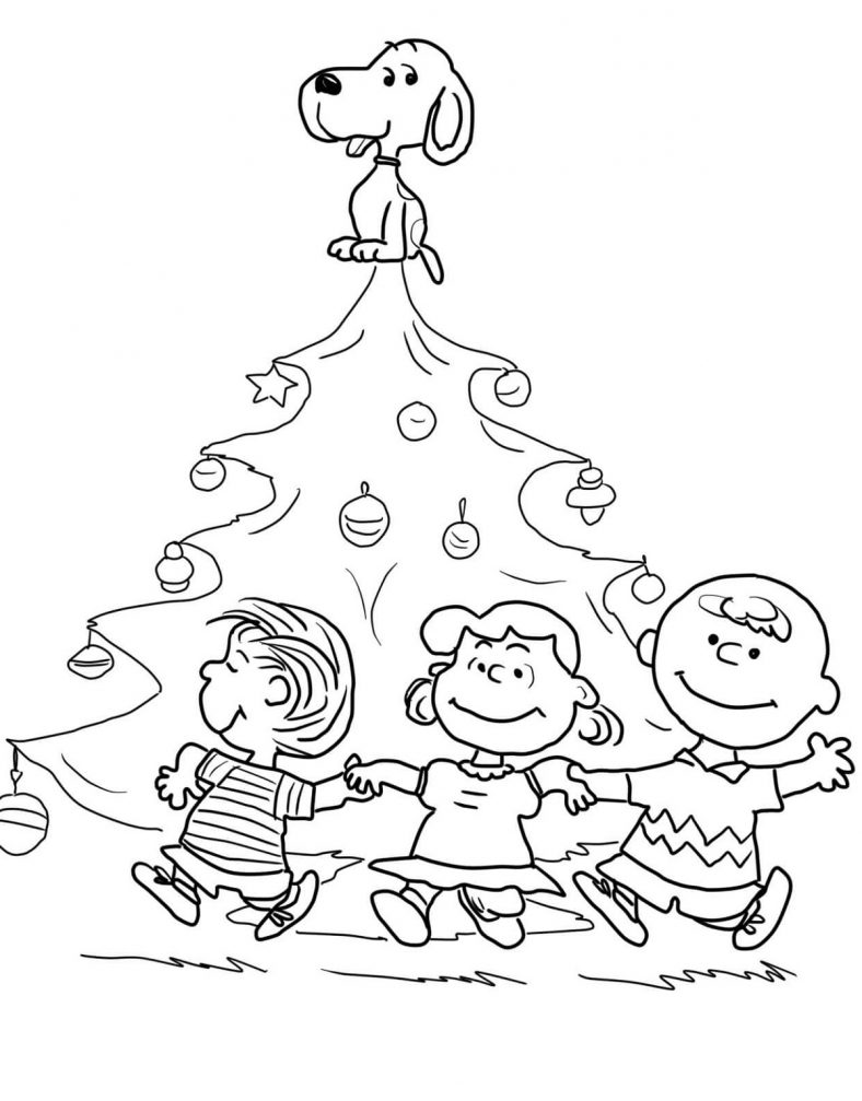 Snowman Christmas Coloring Pages