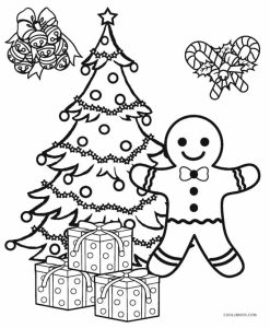 Printable Christmas Tree Coloring Pages For Kids Cool2bKids