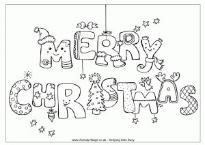 Coloring Pages Merry Christmas >> Disney Coloring Pages