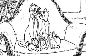 Disney The Aristocats Coloring Page 070