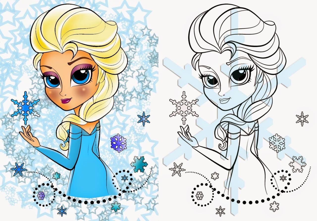 Coloring Pages Elsa from Frozen Free Printable Coloring Pages