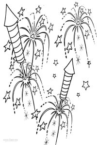 Printable Fireworks Coloring Pages For Kids Cool2bKids