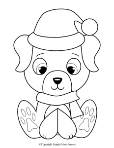 Free Printable Christmas Coloring Sheets for Kids and Adults Simple
