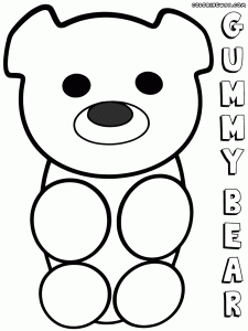 Gummy Bear coloring pages Coloring pages to download and print