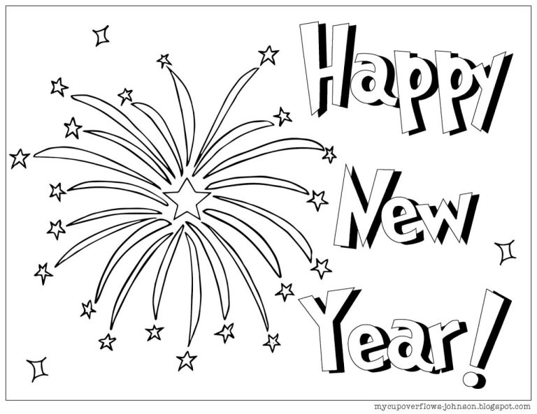 Coloring Pages For New Years