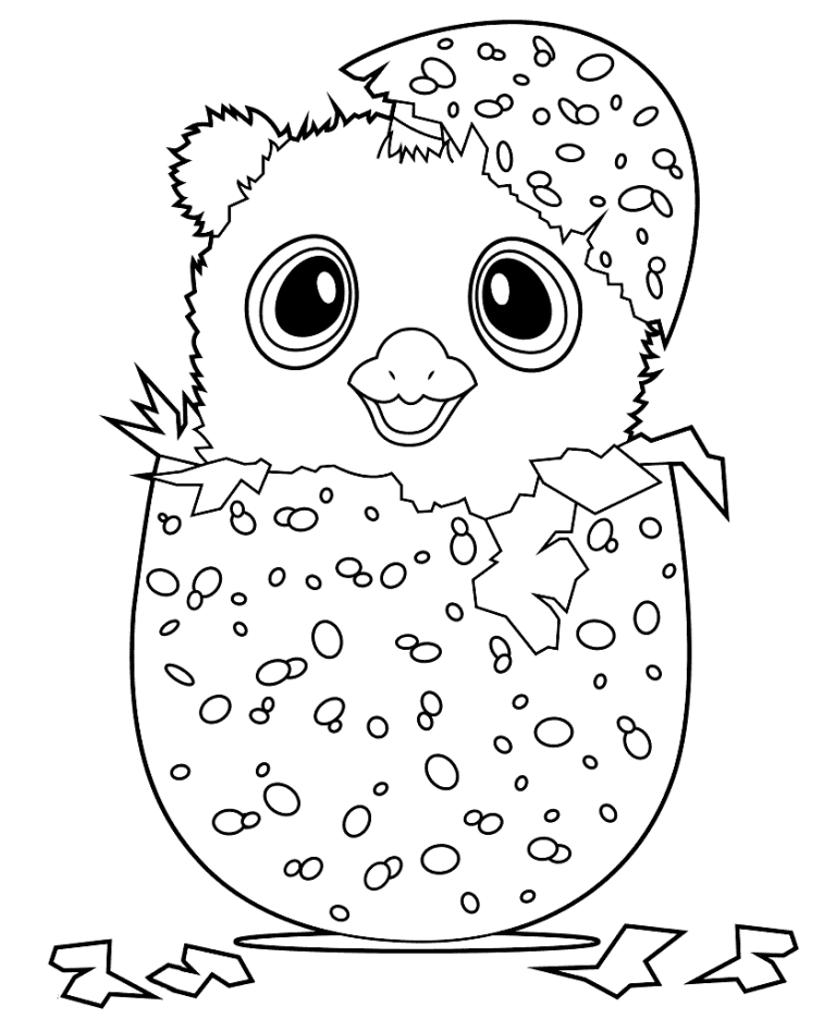 Hatchimal Coloring Pages