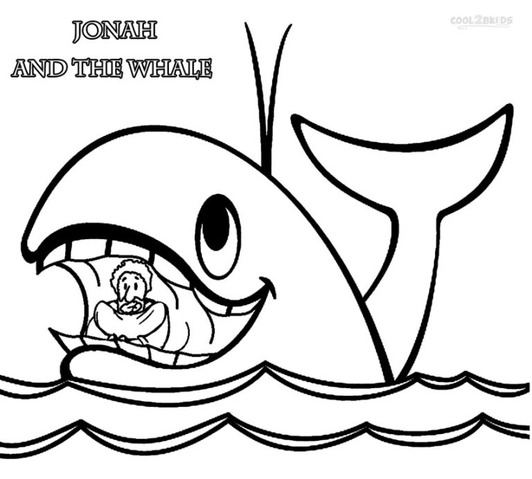 Coloring Pages For Jonah And The Whale