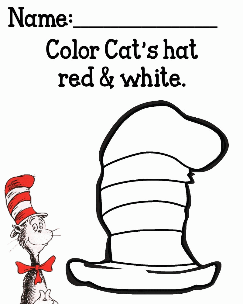 Cat Coloring Pages With Hats Coloring Home