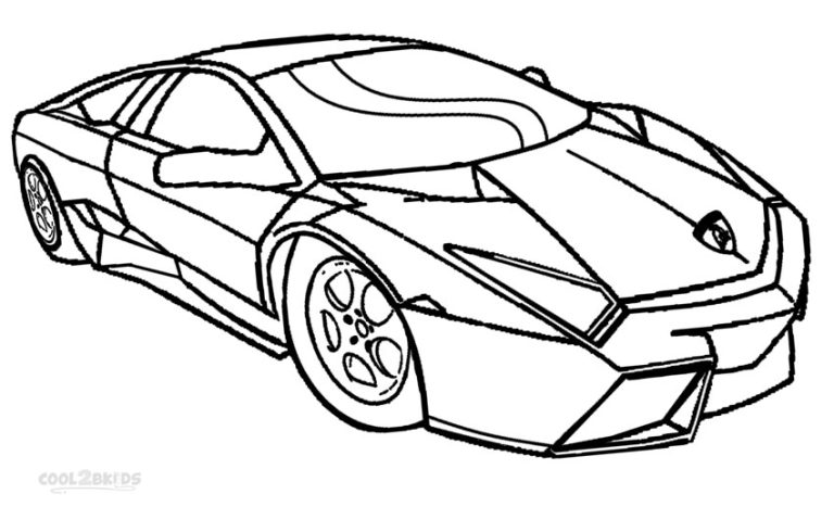 Coloring Page Lamborghini