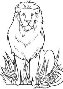 Free & Easy To Print Lion Coloring Pages Tulamama
