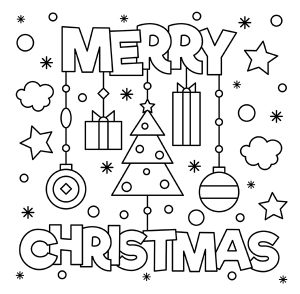 FREE Christmas Coloring Pages for Adults and Kids Happiness is Homemade
