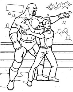 20+ Free Printable WWE Coloring Pages