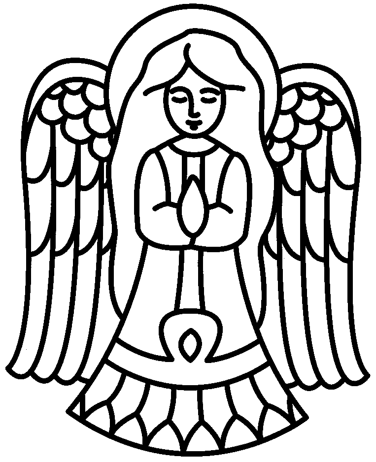 Angels Coloring Pages