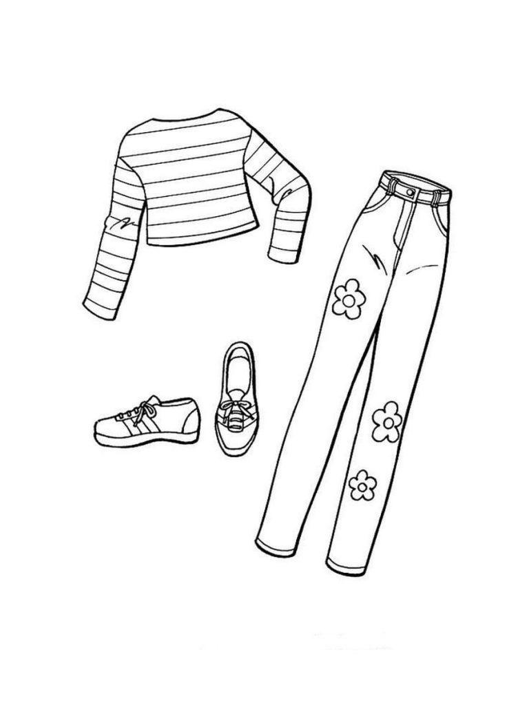 Coloring Pages Of Clothes