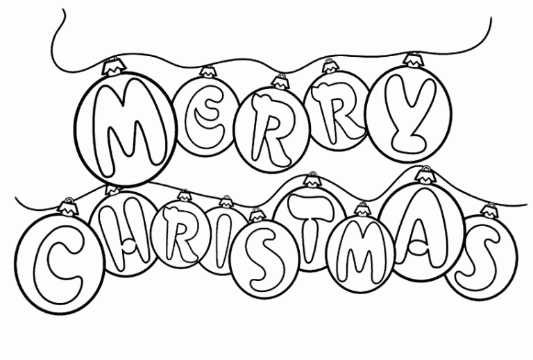 Christmas Coloring Pages For Tweens