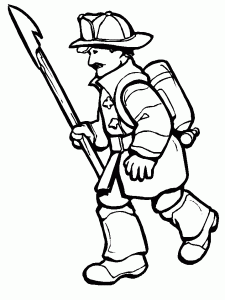 Firefighter Coloring Pages For Kids Coloring Home