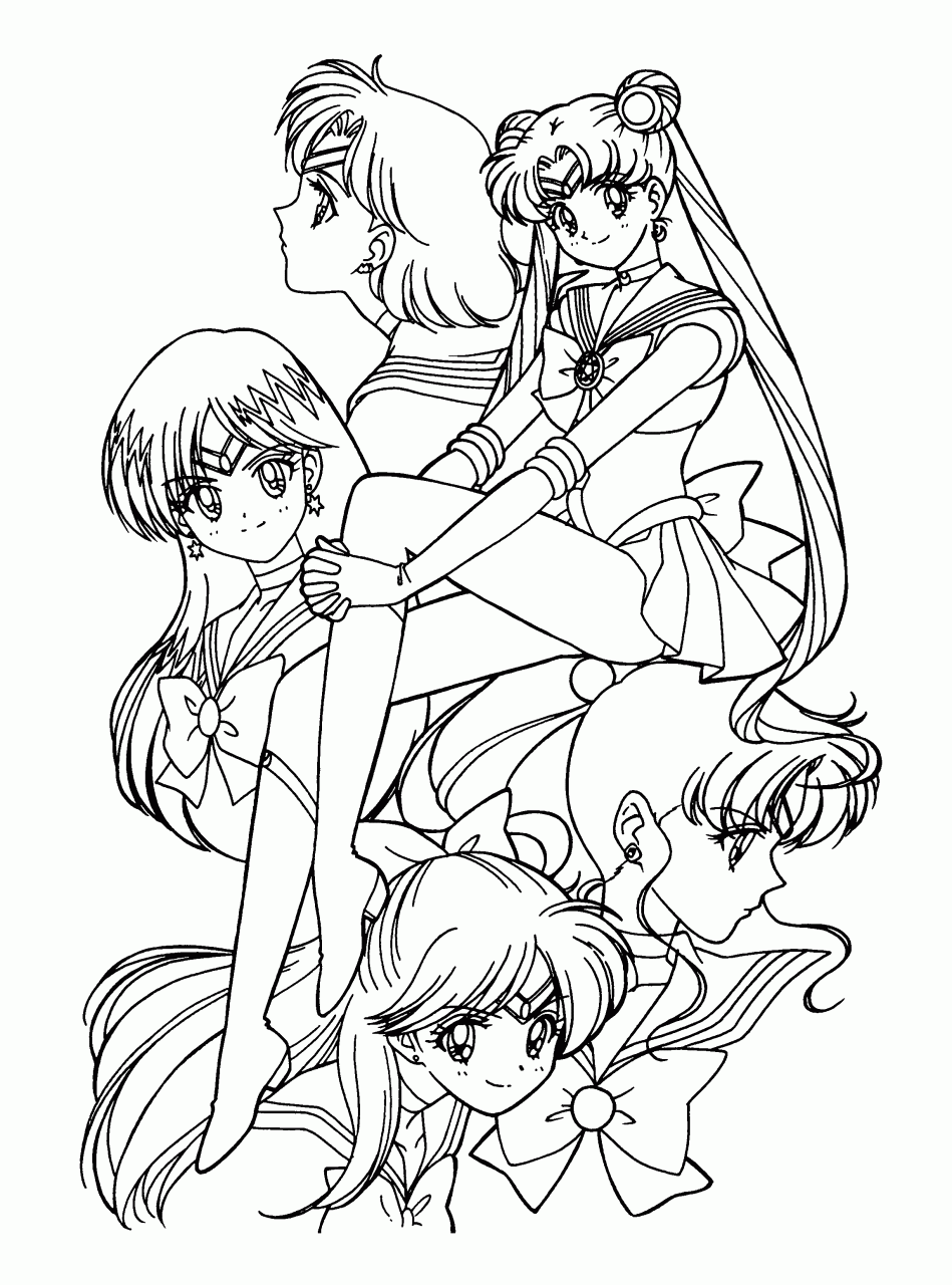 Coloring Pages Of Sailor Moon