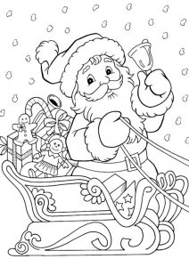 Free Printable Santa Coloring Pages For Kids Tulamama