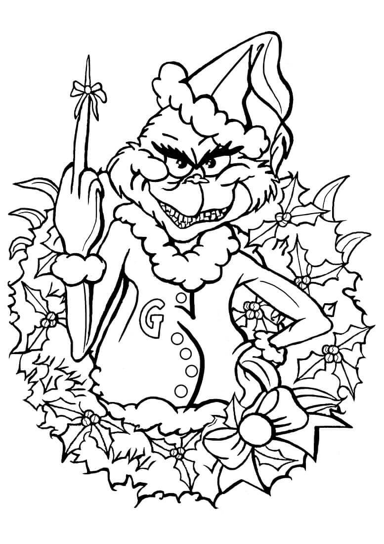 Coloring Pages Of How The Grinch Stole Christmas