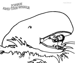 Printable Jonah and the Whale Coloring Pages For Kids Cool2bKids