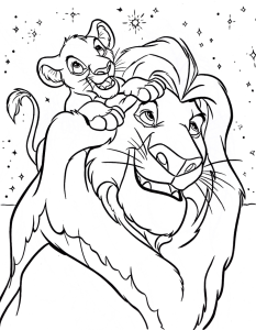 Printable Disney Coloring Pages Lion King The Lion King Coloring