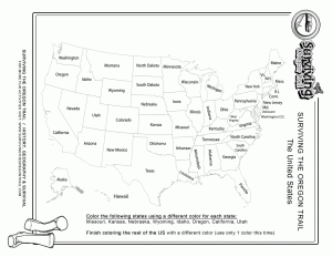 Coloring Page Map Of Usa Coloring Home